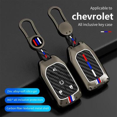 Чехол-накладка для ключа автомобиля из цинкового сплава для Chevrolet Colorado Silverado 1500 2500HD 3500HD GMC Yukon Sierra Canyon Защита для пульта дистанционного управления