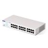 Elecom Switching Gigabit Metal Power Hub, 24-Port, Compatible, Case, Built-in Supply, White, EHC-G24MN4-HW