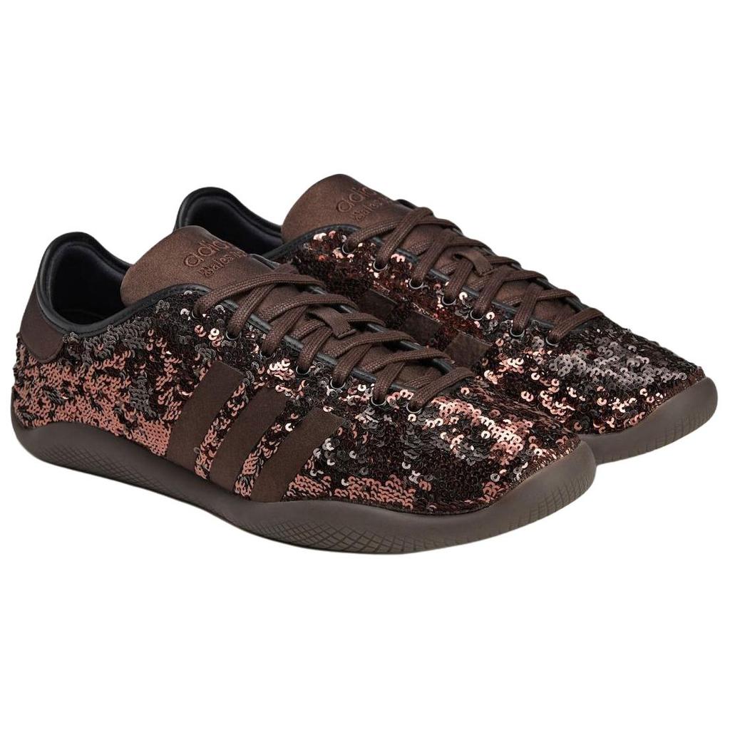 Wales Bonner x adidas Karintha Бронзовые Блестки Унисекс Кроссовки Коричневый Цвет Поставщика Темно-Коричневый KH8798