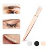 Eyelid Stickers Pliers Nail Rhinestones Picker Eyebrow Tweezers with Comb Eyelashes Extension Clip