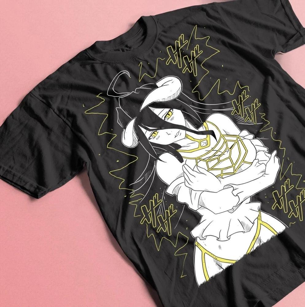 Overlord Ainz Ooal Gown Albedo Suc Skull Demon Black Tshirt Gift For Fan