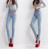 Women's Plus Size Elastic Waist Jeans Spring Autumn Slim Stretch Pencil Jeans Casual Female Denim Trouser