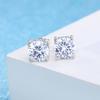Персонализированные серьги WeChat Jewelry Ювелирные изделия Корейский стиль Простые серьги-гвоздики в форме сердца для женщин Корейские аксессуары