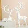 Exquisites Resin Elk Sculptures Resin Deer Ornamentation Perfect For Enhancing Artistic Ambiance In Living Space
