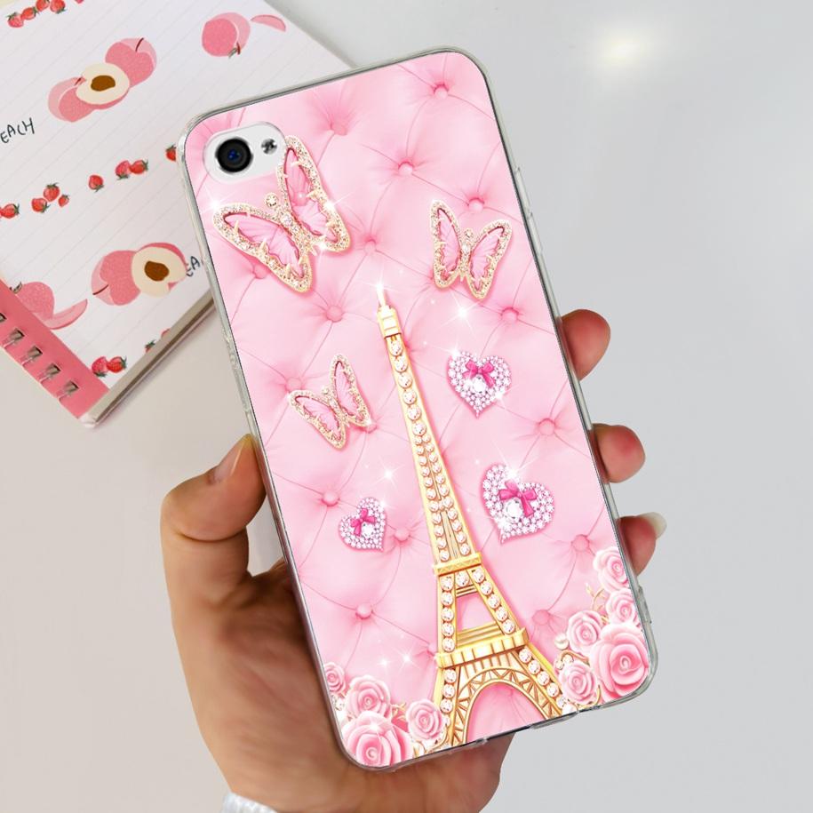 For Apple iPhone 4 Case Popular Flower Astronaut Clear Funda Soft Silicone Cover For iPhone 4s 4 s Bumper for iPhone4 Coque Capa