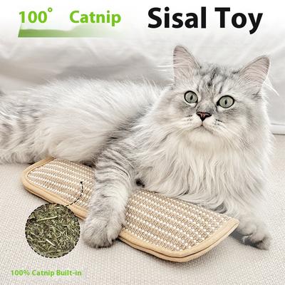 Подушка-игрушка с кошачьей мятой, сизалевая когтеточка для кошек, игрушки с кошачьей мятой, игрушки для питомцев, товары для питомцев