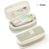 Canvas Pencil Case Large Capacity Multiple Colors Perfect For Students School Office Daily Use