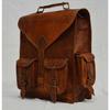 Подлинная дорожная мужская винтажная коричневая новая кожаная сумка рюкзак рюкзак для ноутбука