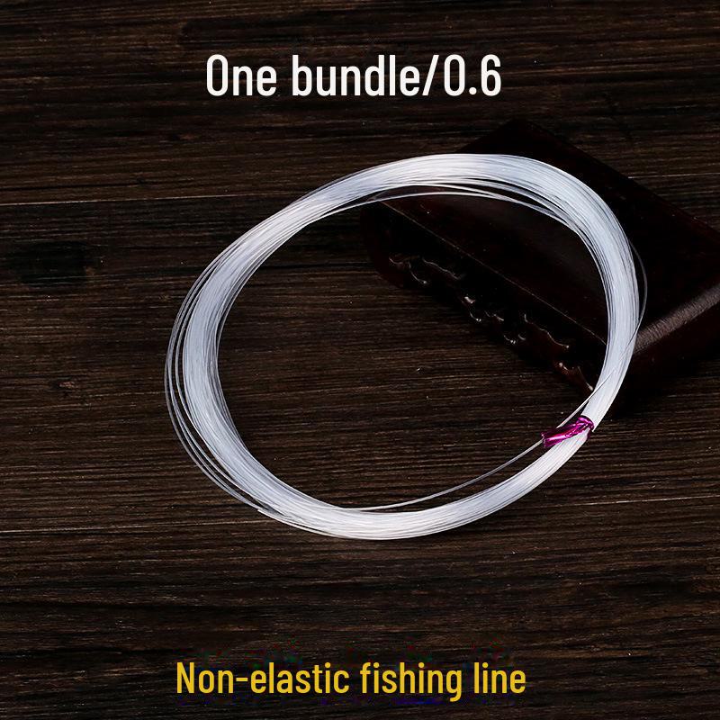 Кристально чистая неэластичная леска для бисерных украшений и проектов «сделай сам» — износостойкая леска для нитей и браслетов
