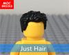 10 шт./лот Детали MOC Мужские прически Фигурка Игрушка Детские развивающие строительные блоки Собранные игрушки