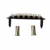 Long Beach Music Mustang Bridge with Oversized Saddles, Fits Fender Jaguar or Jazzmaster - Chrome