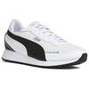 Puma Road Rider Ткань Синтетическая кожа Удобные Повседневные Низкие Кроссовки Унисекс Белый Черный 397432-05