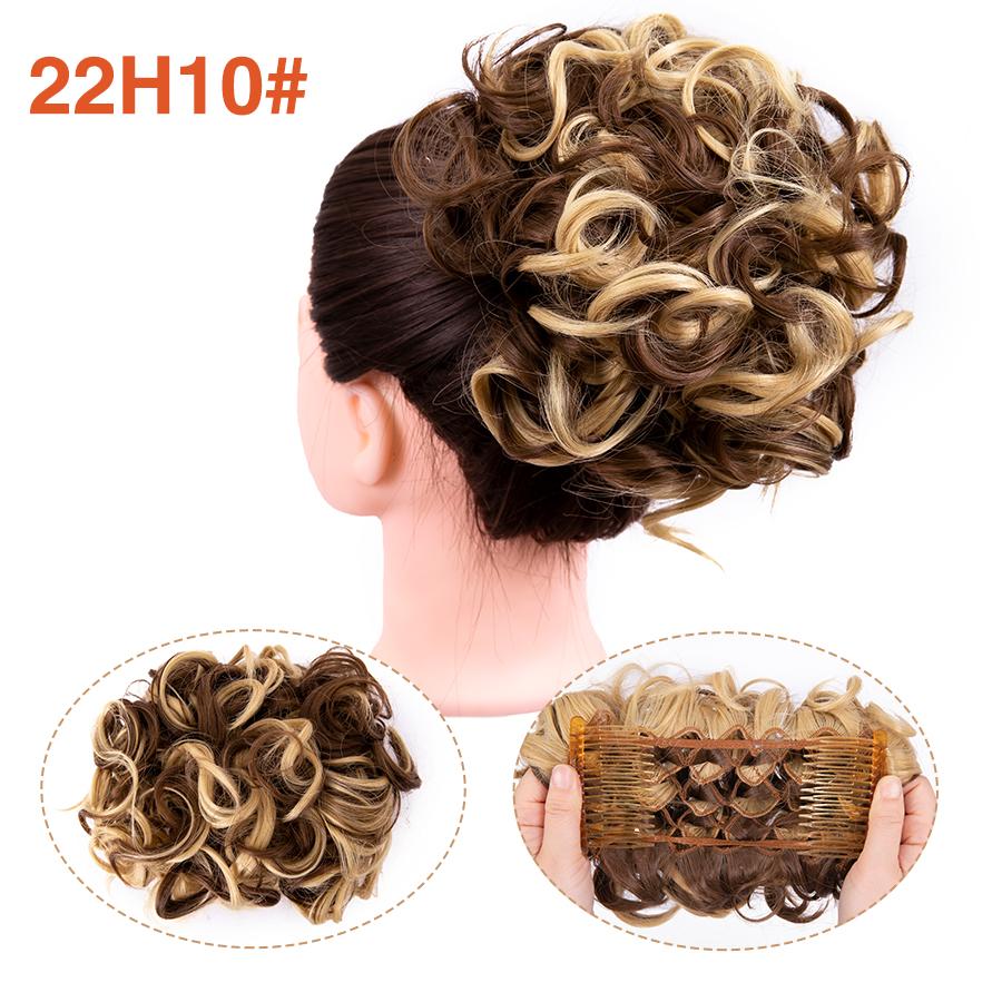 Грязная расческа на заколке для волос в виде пучка, 1 шт., взлохмаченная прическа, наращивание волос, пучок, вьющиеся шиньоны, резинки для волос для женщин и девочек