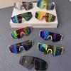 Детские модные панк хип-хоп солнцезащитные очки: Мальчики и девочки уличный спортивный стиль