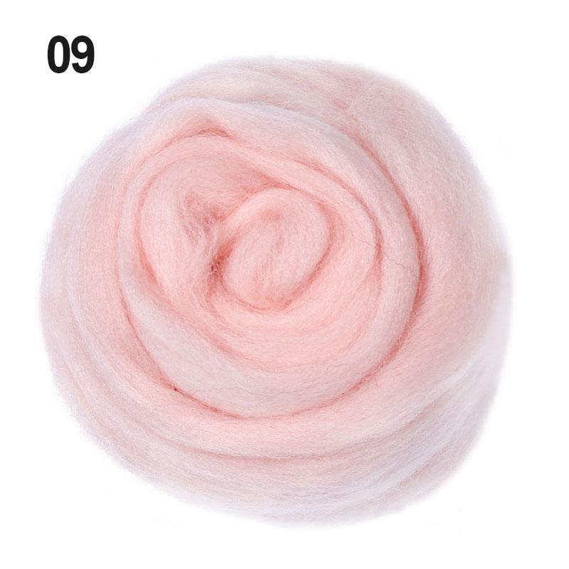 38 цветов фетр ремесло валяние шерсть волокно фетр ткань набор для валяния DIY игрушки ручной работы 5 г/10 г/20 г/50 г