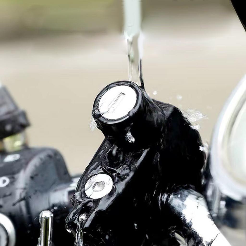Universal Motorcycle Scooter Street Bike Handlebar Part Helmet Lock Anti-Theft Security Aluminum Alloy Locks with 2 Keys