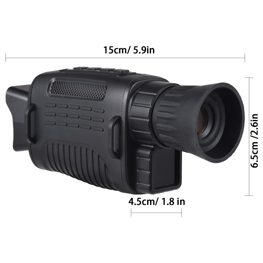 Digital Night Vision Monocular 24MP 1080P Infrared Night Vision Goggles for Hunting Camping