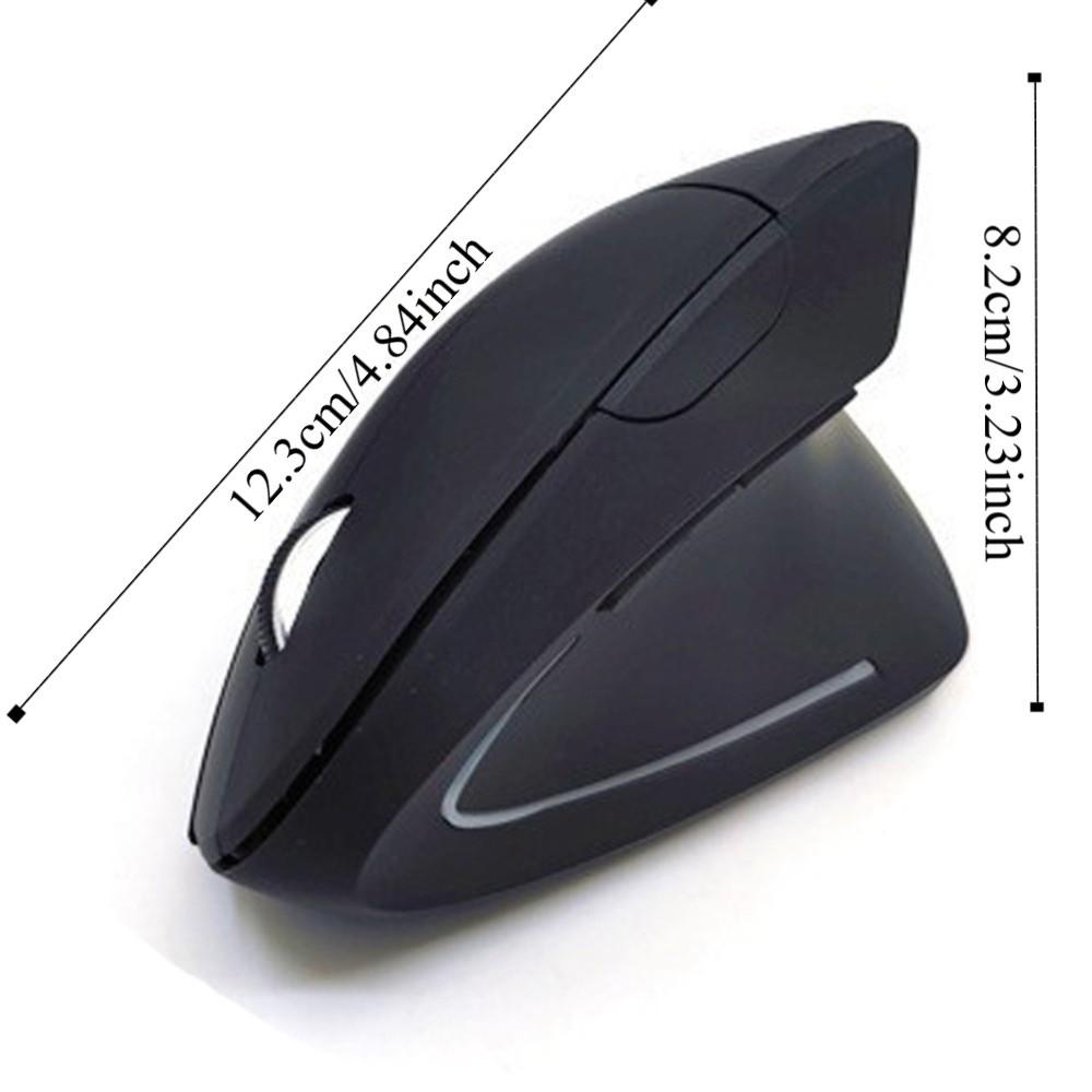 Wireless Mouse 2.4G Vertical Mouse Silent Luminous Vertical Wired Mouse 1600DPI Mute Buttons Computer Mice Office