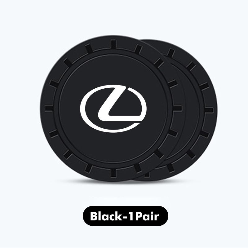 Car Waterproof Anti Slip Water Cup Mat Auto Interior Accessories For Lexus RX350 IS250 CT200h ES250 ES300h NX300h IS200 GS300BL1