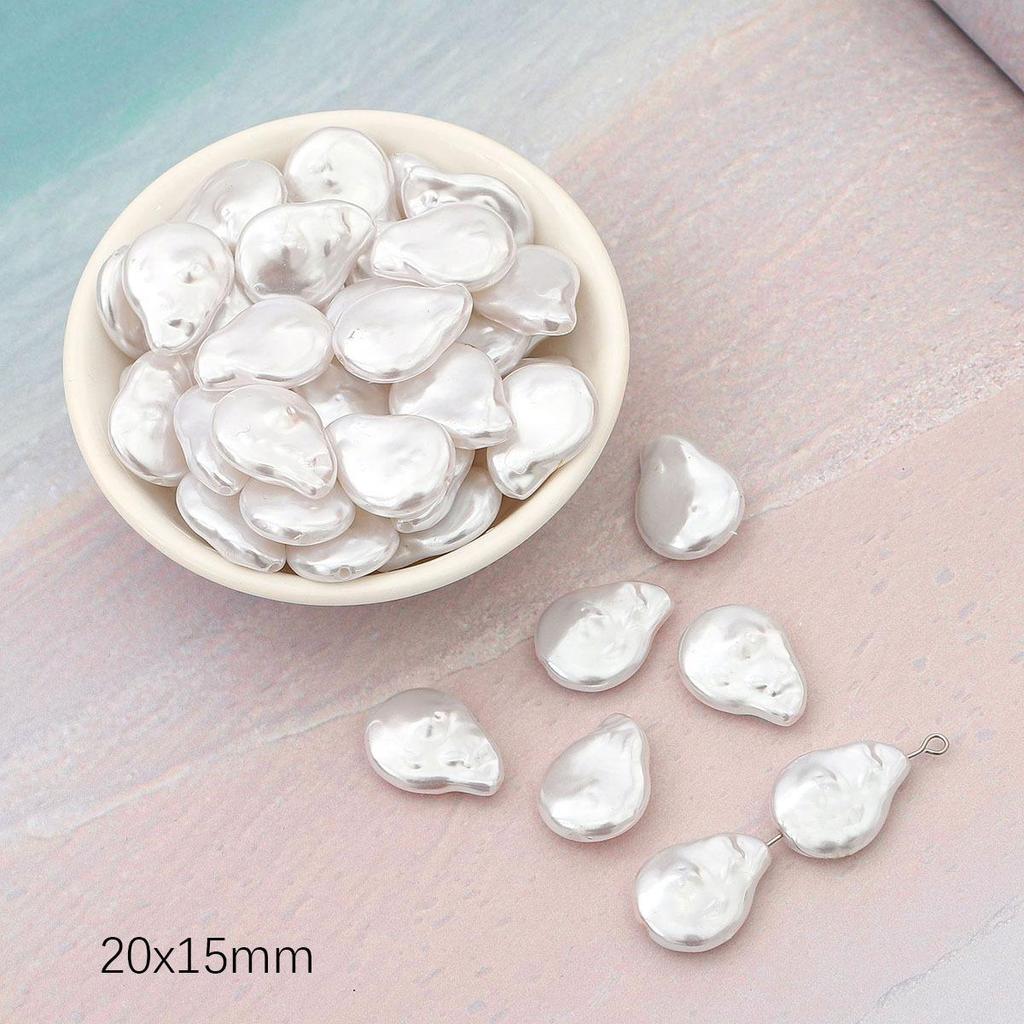 ABS Shaped Bead Jewelry Accessories: DIY Bracelet & Earring Supplies