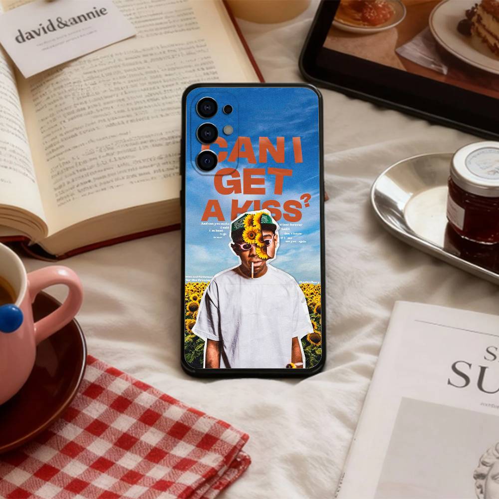 T-Tyler the C-Creator American Rapper Phone Case For Samsung S 25,24,23,22,30,21,10,9,Ultra,Plus,Lite,FE,4,5 G Soft Black Case