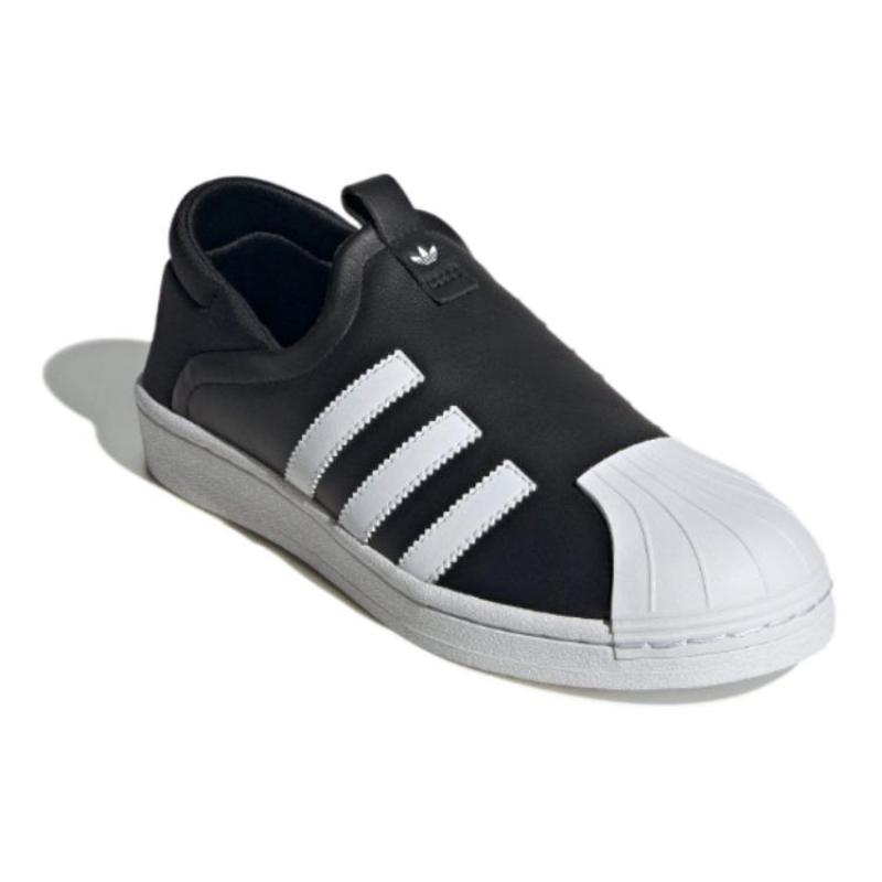 adidas Женские кроссовки Superstar Slip On 'Black White' IG5717