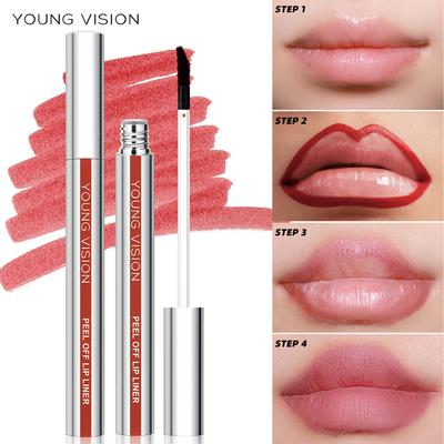 Карандаш для губ Tear-Off Peel-Off Lip Liner Матовый карандаш для губ с липучкой, не размазывается, карандаш для макияжа 3 цвета