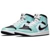Air Jordan 1 Mid Aqua Черные женские кроссовки Синие BQ6472-300