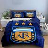 Blue bedding featuring AFA logo. Bedding sets Duvet cover sets Duvet covers Pillowcases(1 * Duvet Cover 2 * Pillowcases without duvet insert)
