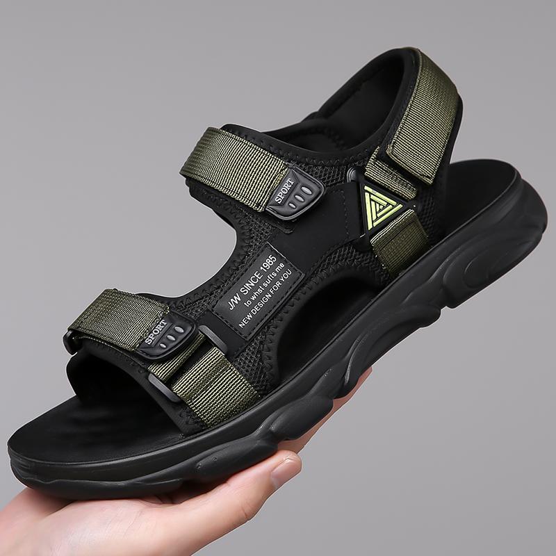 Летние мужские сандалии Мягкие Дышащие Удобные Американский Бренд Пляжная Обувь Мужские Сандалии для Приклюствий и Путешествий Мужские Размеры 38-44