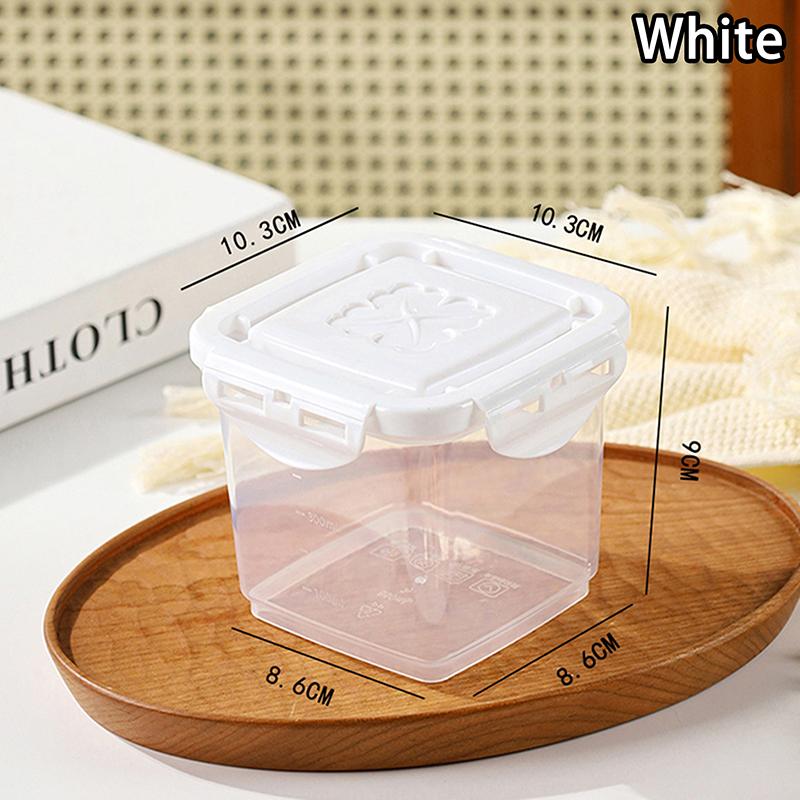 Многоразовая коробка для десертов с крышкой, прозрачный квадратный контейнер для торта, герметичная банка для мороженого, холодильник, коробка для фруктов, овощей и свежей еды