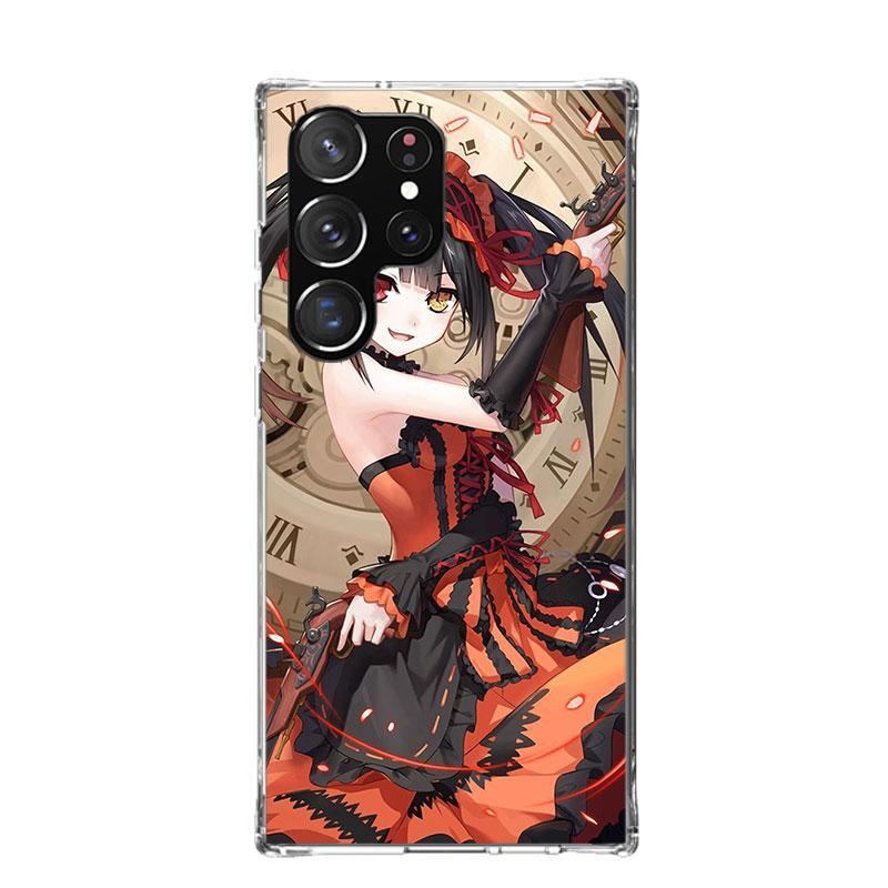 Чехол для телефона Date A Live Токисаки Куруми Для Samsung Galaxy S26 S25 Edge S24 S23 FE S22 Ultra S21 Plus S20 + Fundas Cover Coque Ga