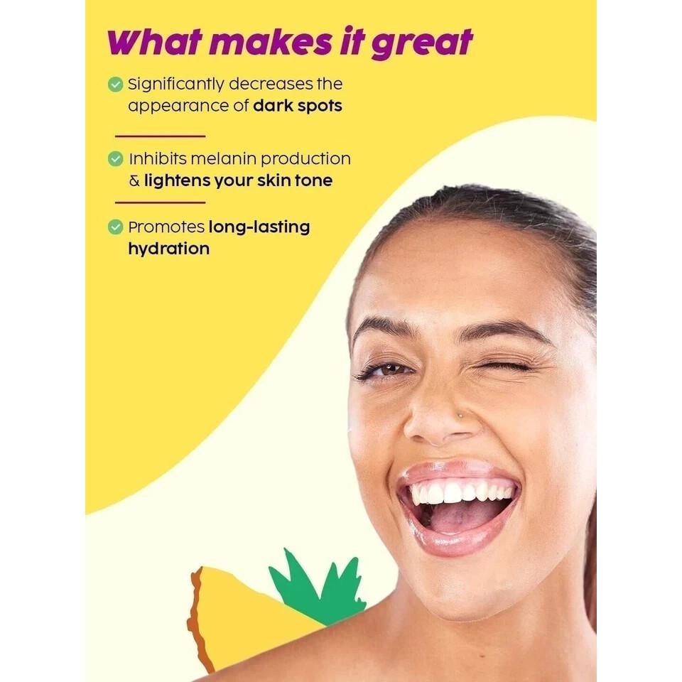 PLIX - Pineapple Pigmentation Skincare Regime Face Serum & Moisturizer 30ml+ 50g
