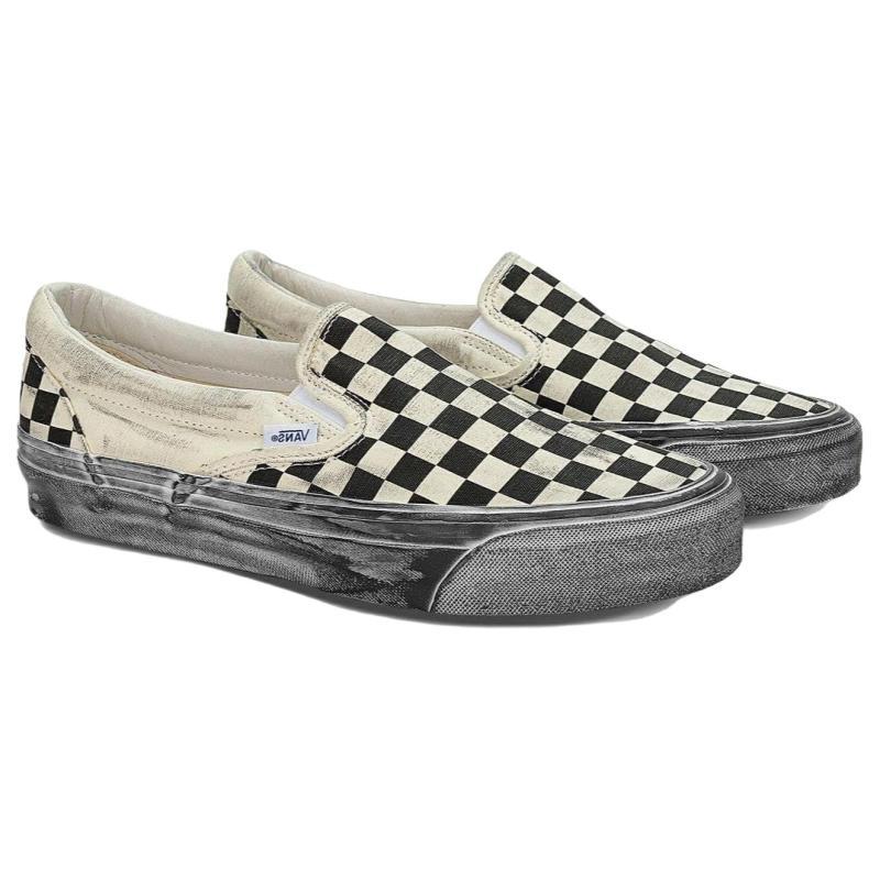 Vans Кеды Og Classic Slip On Lx 'Stressed Black Checkerboard' VN0A32QNBKC