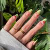 Fashion Manicure Tool Artificial Almond False Nails Nail Tips Wearable French Stiletto Fake Nails
