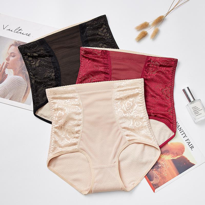 Pelvic Pants Abdominal Underwear Women Lace High Waist Fat Burning and Slimming After Childbirth Bodybuilding Pants Waist Pants