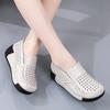 2025 Fashion Spring Autumn Women Flats Platform Loafers Ladies Genuine Leather Comfort Wedge Moccasins