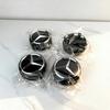 75mm Black Red Raised Wheel Center Hub Caps 4Pcs for Mercedes Benz A0004000900 Car Accessories AU1 QQ32