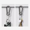 Men Stainless Steel Gourd Buckle Climbing Keychain Waist Belt Clip Anti-Lost Buckle Hanging Key Ring Car Decoration