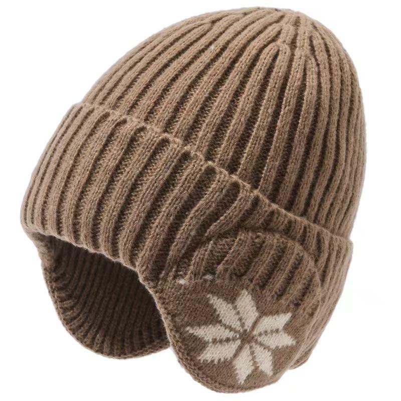 Winter Windproof, Cold Proof and Warm Wool Knitted Hat, Protecting The Ears and Head, Skin Friendly and Thickened for Warmth