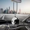 Car Pendant Cute Helmet Rearview Mirror Hanging Automobile Interior Decoration Ornament Accessories