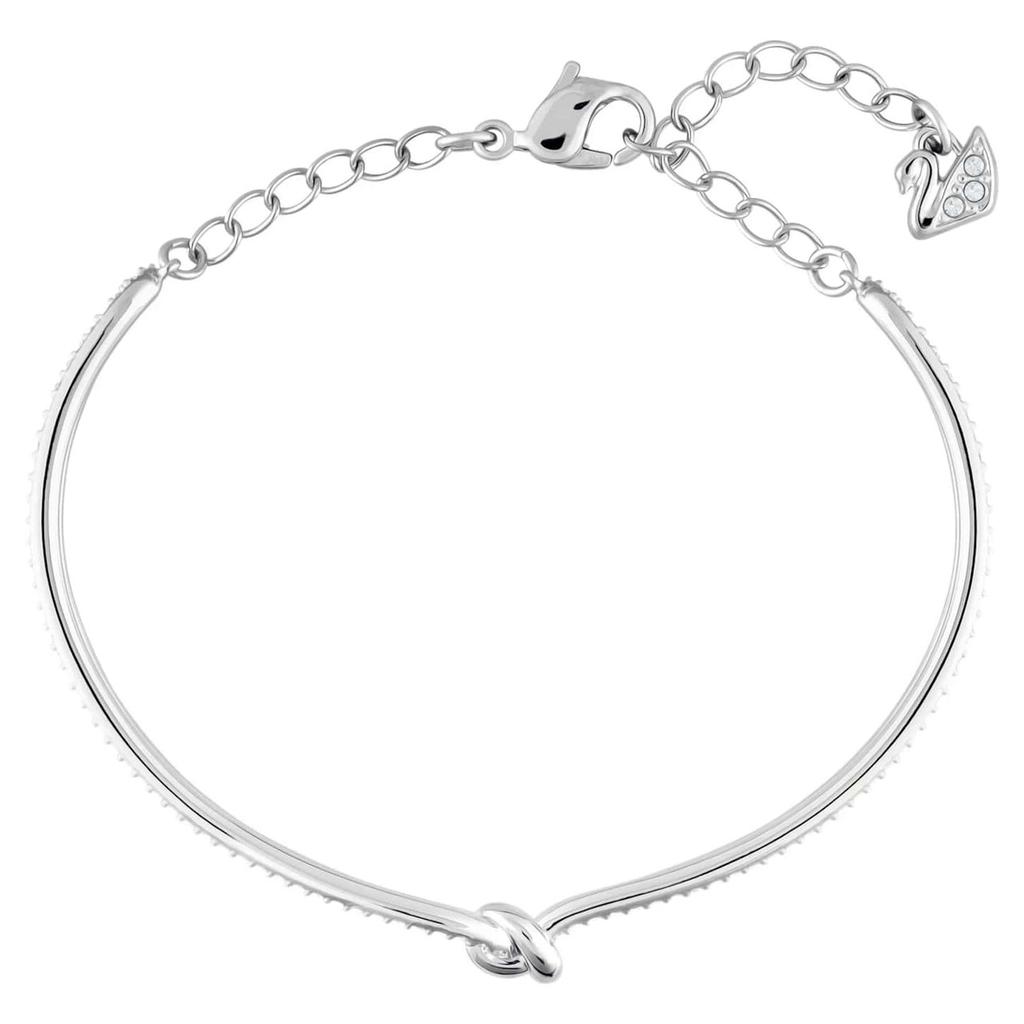 Swarovski Crystal Lifelong Bangle White Rhodium Plated 5368552