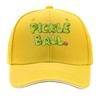 Логотип Пиклбол Регулируемая Легкая Snapback в Городском Стиле с Зеленым Оранжевым Сэндвич Бейсболка для Активного Отдыха