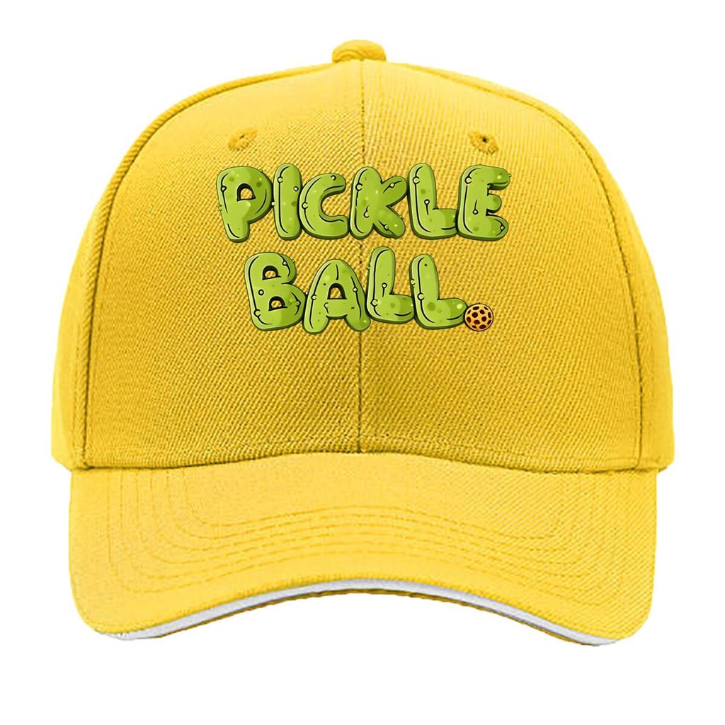 Логотип Пиклбол Регулируемая Легкая Snapback в Городском Стиле с Зеленым Оранжевым Сэндвич Бейсболка для Активного Отдыха
