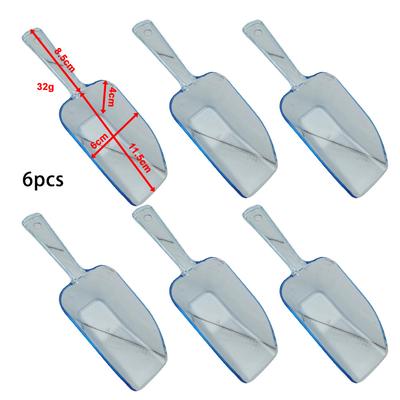 6 шт. лопатка для льда пластиковая для льда на свадьбу, день рождения, вечеринку, десерт, конфеты, крем, протеиновый порошок, лопатка