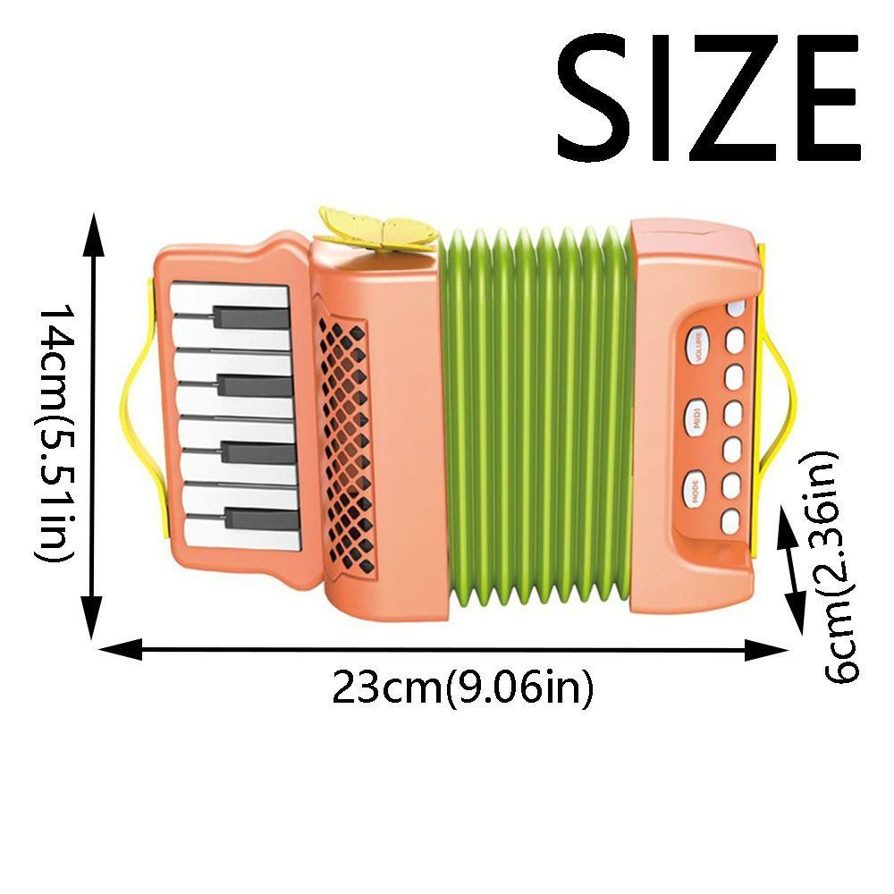 Grip Exercise Children Accordion Instrument Small Size Kids Music Instrument  Outdoor Playing