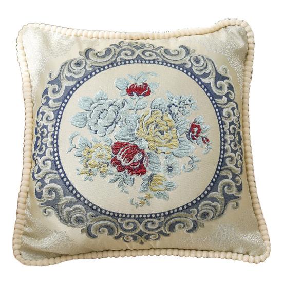 Square Pillow Case Washable Decorative Comfortable Touch Stylish 45x45cm Flower Pattern Cover Sofa Decoration Home Decor