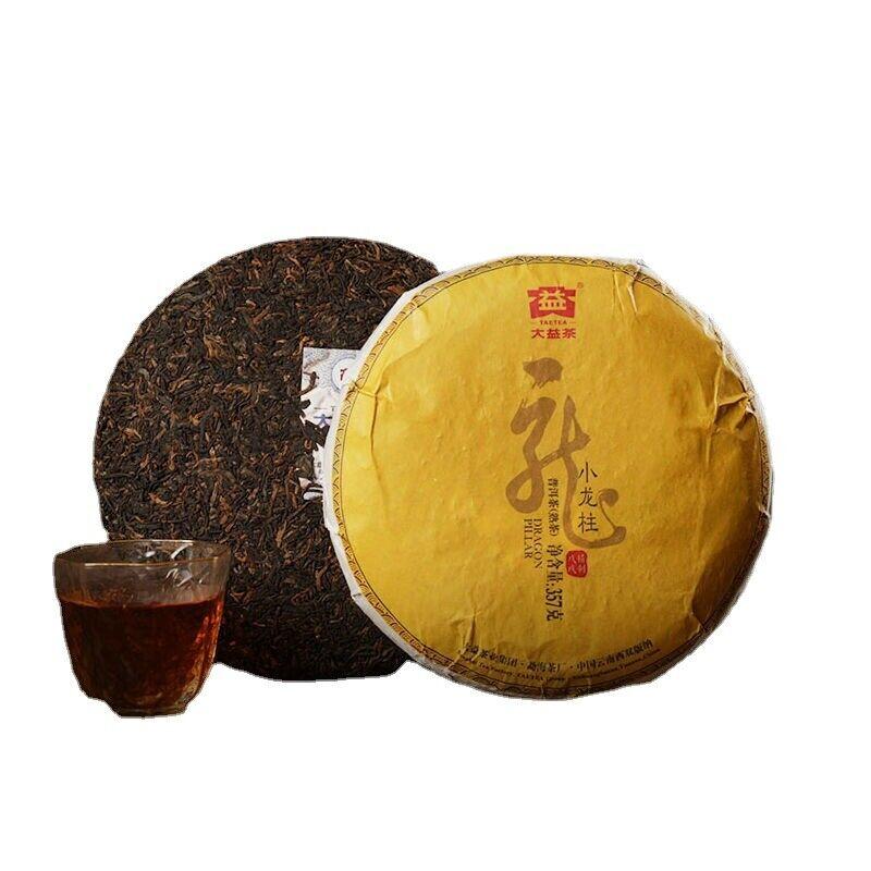 Чай Menghai TAETEA Small DRAGON PILLAR Дайи Гунтин Пуэр Спелый Пуэр 357г