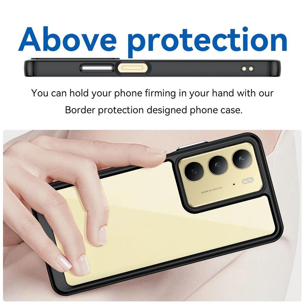 Phone Case For Oppo Realme C75 , Clear Transparent Phone Case Cover For Oppo Realme C75