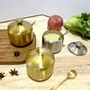 Stainless Steel Seasoning Jar Multi-purpose Condiment Shaker New Can Bottle Storage Box